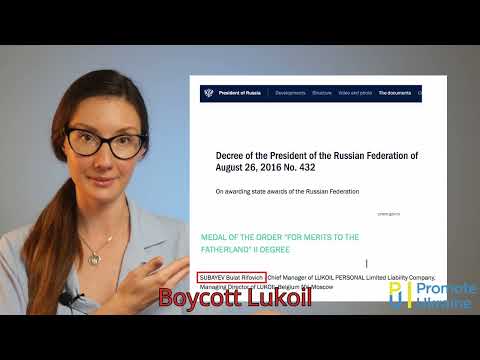 Boycott Lukoil! Promote Ukraine activists mark 3 months of boycotting Lukoil in Belgium!