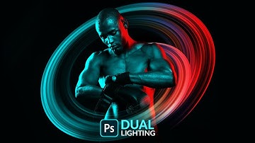 Realistic Dual Lighting Effect - Adobe Photoshop