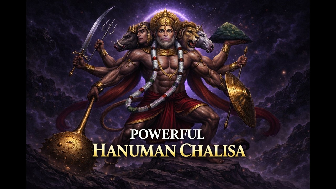 Hanuman Chalisa | Powerful Warrior Style Chant | భక్తిలో శక్తి ఉంది / भक्ति में शक्ति है