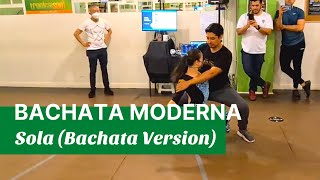 SOLA (Bachata Version) - DJ Tony Pecino - JUAN RUIZ & Kelsi Bachata demo after class