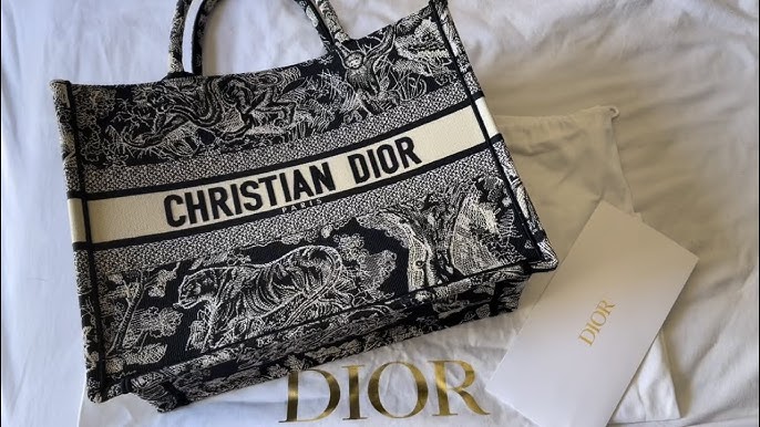Christian Dior Oblique Embossed Large Book Tote