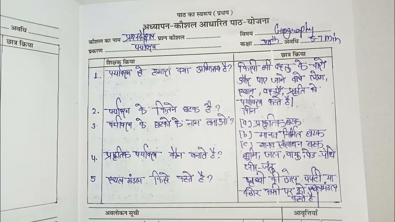 geography B Ed Micro Teaching Dairy Complete YouTube geography-b-ed-micro-teaching-dairy-complete-youtube