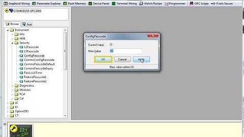Régulateur programmable EPC3000 : Configurer les codes de sécurité avec le logiciel iTools