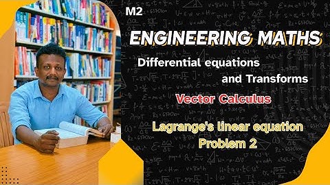 Lagrange’s Linear Equation Made Easy! 🔥|Problem 2 -Step-by-Step Solution|SNS Institutions