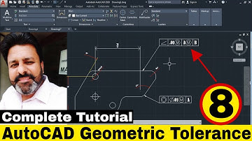 How to Create Dimension and Geometric Tolerance in AutoCAD 2023? | Autocad 2d tutorial | Khatter Sir