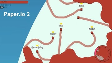 Paper.io 2 [Teams] Map Control: 100.00%