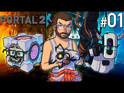 Straight from the sock to the future 🧦 - Portal 2 #1
