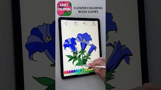 Coloring Book For Adults FLOWER COLORING PAGES #coloring #adultcoloring#coloringflower #love #new