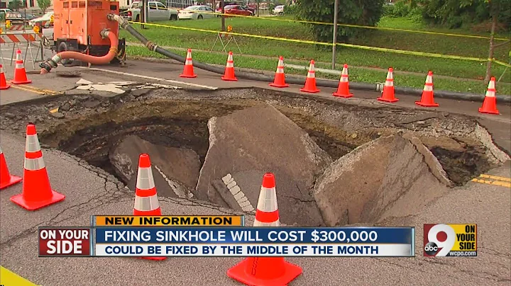 Fixing sinkhole will cost $300,000