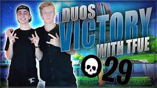 Tfue emotes over a bullet?! FaZe Duo. Warmup 29 kill win with FaZe Tfue!