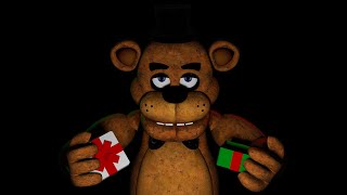 Freddy Fazbear wishes Merry Christmas and Happy New Year