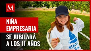 Niña es dueña de dos MILLONARIAS empresas y se jubilará a los 11 años Information