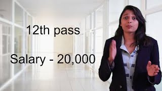 12th pass private job | salary - 20,000 | Direct interview no charge