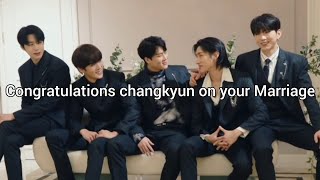 hyungs congratulating changkyun as it's his marriage #monstax