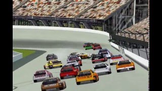 NASCAR Racing 3 Crashes Part 6