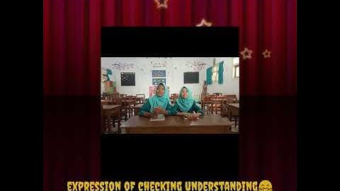 Expressions of Checking understanding 🤗