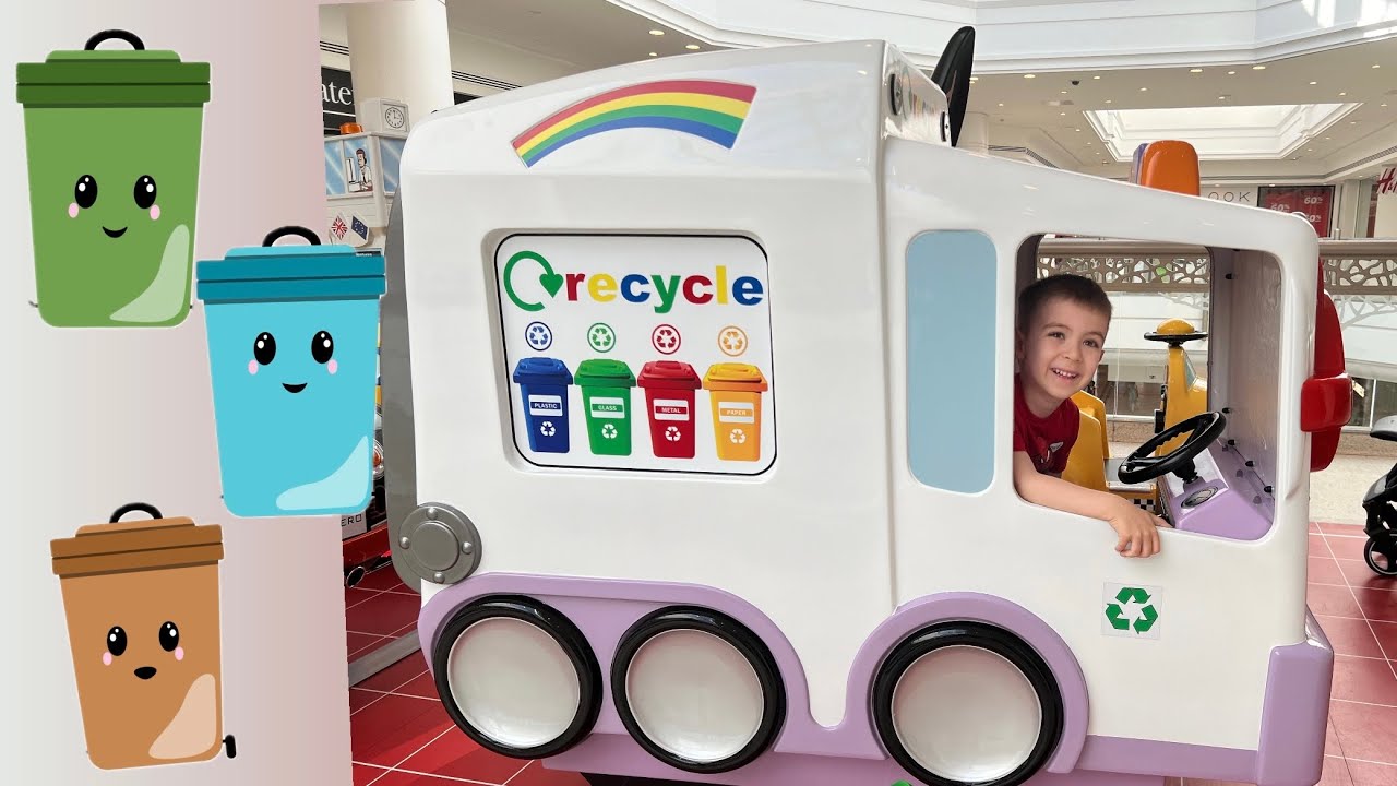Play and Learn with Recycle Truck | Educational Video for Kids - YouTube