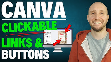 How To Add Clickable Links & Buttons in Canvas (EASY Canva Hyperlinks)