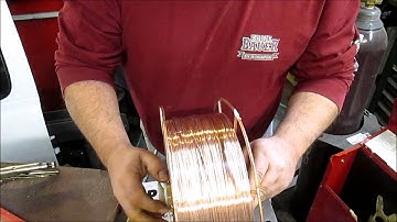Bonus Video #1 Changing wire in a mig welder &setting it up to weld
