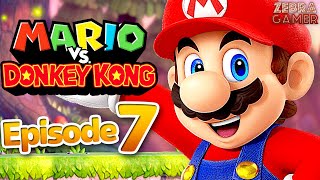 Mario vs. Donkey Kong Gameplay Walkthrough Part 7 - World 7 Mystic Forest!