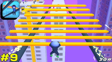 Roof Rails - Gameplay Walkthrough (Android, iOS) Part 9 | Level 86 - 95