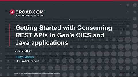 Getting Started with consuming REST APIs in Gen
