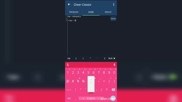 Cheer Creator Problem Solution in Python || Sololearn