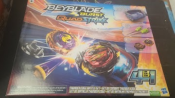 NEW BEYBLADE BURST QUADSTRIKE THUNDER EDGE BATTLE SET UNBOXING!