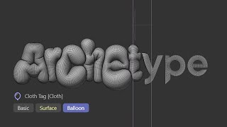 Fields on the 'Balloon' tab in Cloth C4D 2023