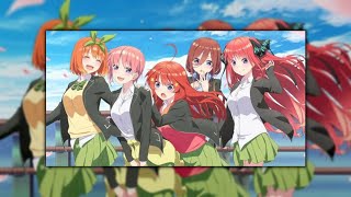 Gotoubun no Hanayome Season 2 - Opening Song Full Version - Gotoubun no Katachi (slowed + reverb)