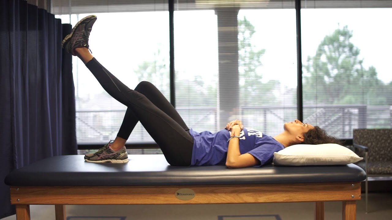 Core Strengthening Exercise Back Pain Relief Exercise Straight Leg