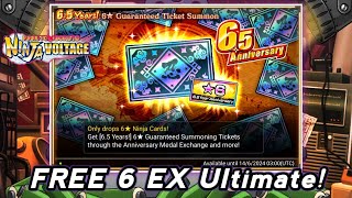 (6.5th Anniversary) 6 EX Ultimate For FREE | Naruto X Boruto Ninja Voltage