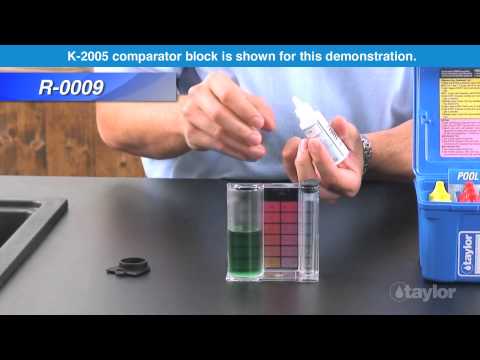 Testing Pool/Spa Water for Total Alkalinity Using Taylor’s K-2006