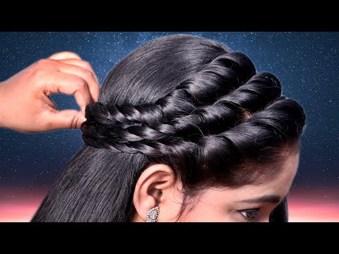 6 Easy Hairstyles| hairstyles for girls| Open hairstyles | Hairstyle for  Eid| how to style long hair - YouTube