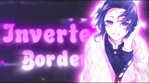 Inverted Border Tutorial AfterEffects - AMV