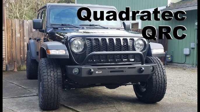 Quadratec Modular Winch Ready Front Bumper for 07-18 Jeep Wrangler