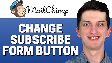 How To Change Subscribe Form Button Text In Mailchimp