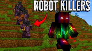 I Got Hunted By A Robot In Minecraft