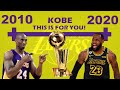 Timeline of LEBRON and the LAKERS' TITLE | FOR KOBE
