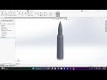 13MM BULLET TECHNICAL MODEL DESIGN TUTORIAL | #SOLIDWORKS #2026 #solidworkstutorial #3ddesign