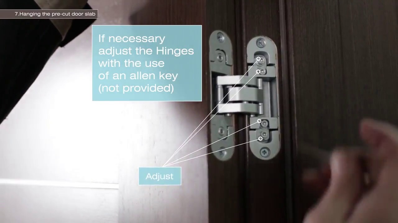 Installing 3 D Hinge Youtube