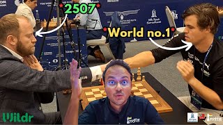 This is not how you play against Magnus Carlsen | Khismatullin vs Carlsen | World Rapid 2023