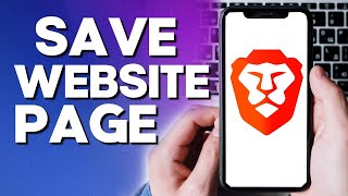 How To Save Any Website Page on Brave Browser App screenshot 4