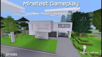 Minetest Gameplay EP206 Building  a New Modern House