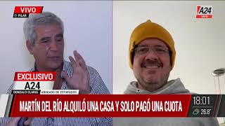 "Nunca vi a alguien tan mentiroso como del Río", Gonzalo Claría en #ElNotiDeA24 25/10/2022