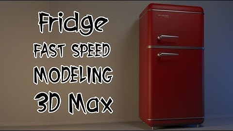 Speed Modeling | Fridge | 3D Max (Autodesk)