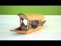 Amazing!! making a beautiful looking boat from cardboard