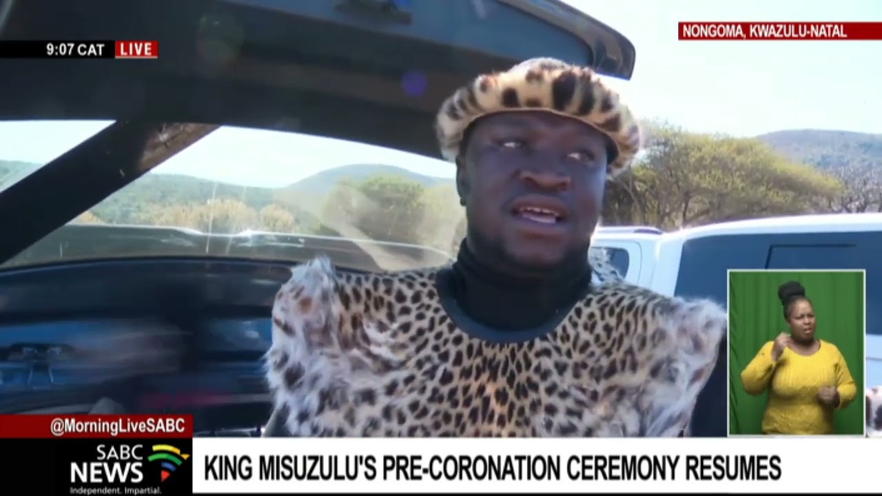 Heavy police presence as crowds stream in for King Misuzulu KaZwelithini's pre-coronation ceremony