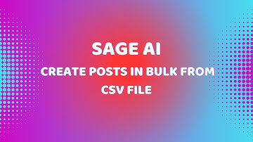 [WordPress] How to create AI posts in bulk from CSV File