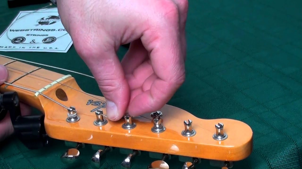 Updated How To String A Guitar With Vintage Style Tuners YouTube  Updated How To String A Guitar With Vintage Style Tuners YouTube